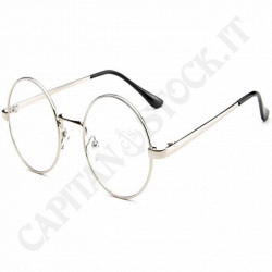 Reading Glasses Round Lens Silver Frame