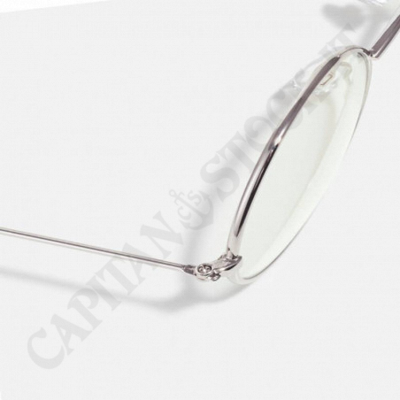 Acquista Occhiali da Lettura Lente Tonda Montatura Argento con Custodia a soli 16,90 € su Capitanstock 