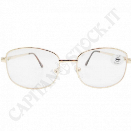 Buy Reading Glasses +1.00 Rectangular Lens Colored Frame with Case at only €5.90 on Capitanstock