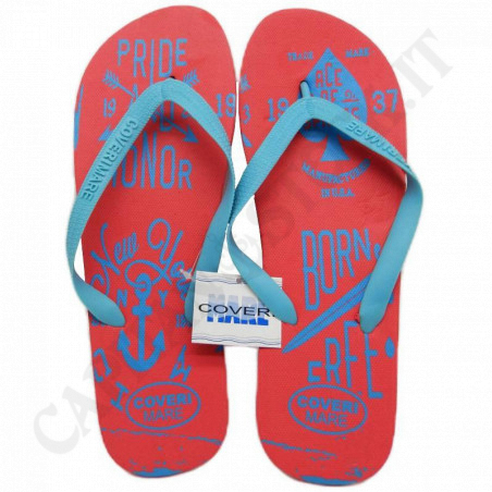Buy Flip Flops Man Coveri Mare red at only €1.99 on Capitanstock