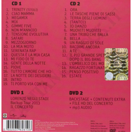 Buy Jovanotti Lorenzo In The Stadiums Live Live Compilation at only €8.91 on Capitanstock