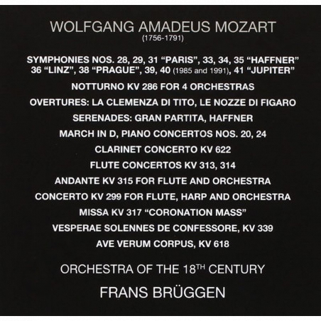 Buy Decca Frans Bruggen Conduct Mozart Cofanetto CD at only €22.41 on Capitanstock