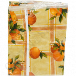 Washing Machine Cover with Curtain Opening Theme Oranges