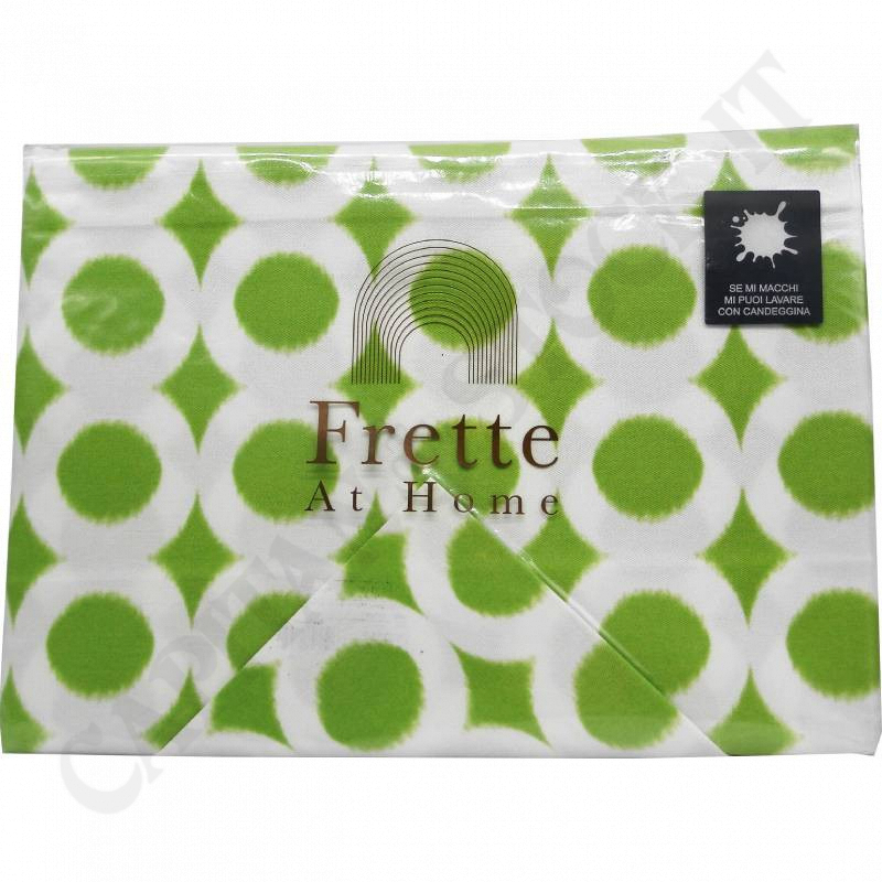 Frette Monza tablecloth from the Frette At Home line Green color Frette Monza tablecloth from the Frette At Home line Green color