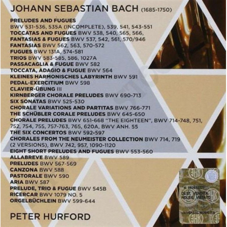 Buy Decca Johann Sebastian Bach The Organ Works Peter Hurford 17 CD at only €39.90 on Capitanstock