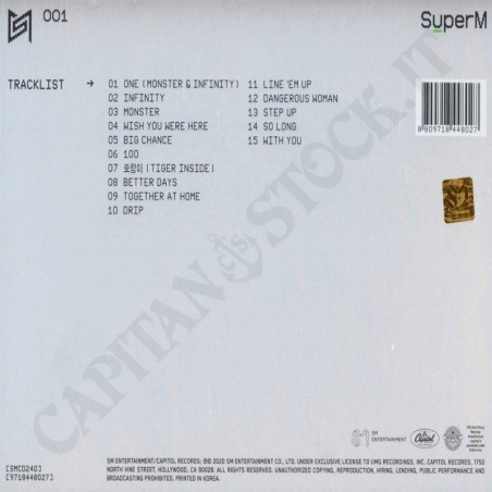 Acquista SuperM Super One Ver Cofanetto CD a soli 15,50 € su Capitanstock 