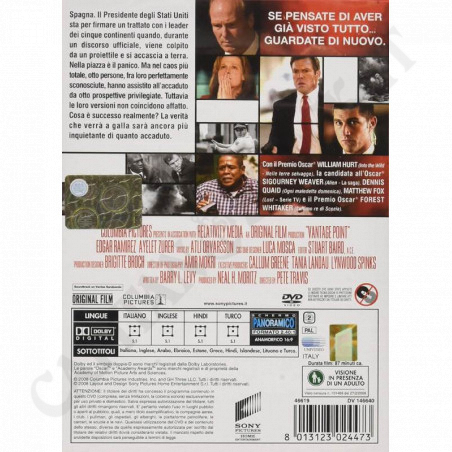 Acquista Vantage Point Prospettive di Un Delitto Film DVD a soli 3,67 € su Capitanstock 