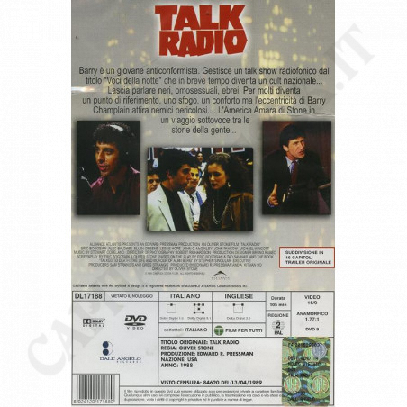 Acquista Talk Radio Film DVD a soli 3,78 € su Capitanstock 
