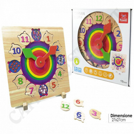 Acquista WoodWorld Impara L'Ora - Gioco Educativo a soli 7,90 € su Capitanstock 