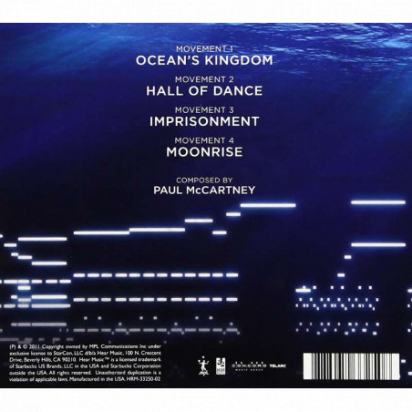 Acquista Paul McCartney's Ocean's Kingdom CD a soli 12,90 € su Capitanstock 