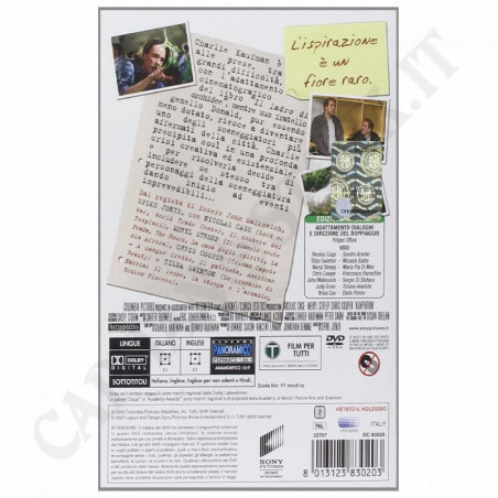 Acquista Il Ladro di Orchidee Adaptation Film DVD a soli 3,78 € su Capitanstock 