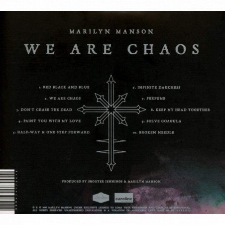 Buy Marilyn Manson We Are Chaos CD at only €8.90 on Capitanstock
