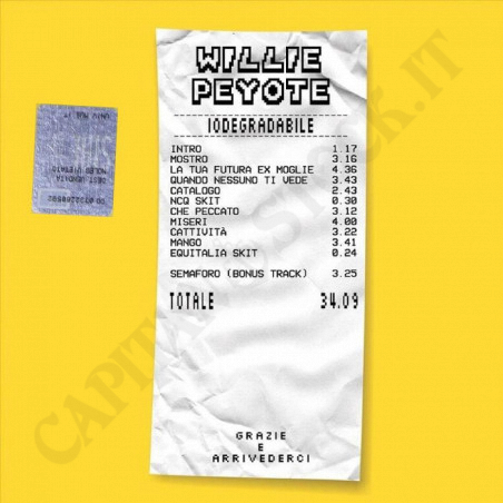 Buy Willie Peyote Iodegradabile CD at only €8.90 on Capitanstock