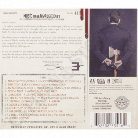 Acquista Eminem Music to be Murdered By CD a soli 3,84 € su Capitanstock Acquista Eminem Music to be Murdered By CD a soli 3,84 € su Capitanstock
