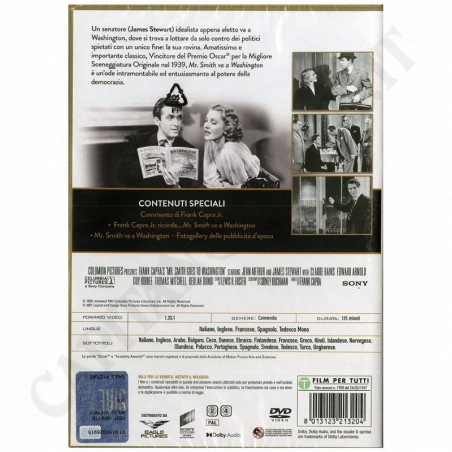 Acquista Mister Smith Va a Washington DVD Columbia Classic a soli 4,75 € su Capitanstock 