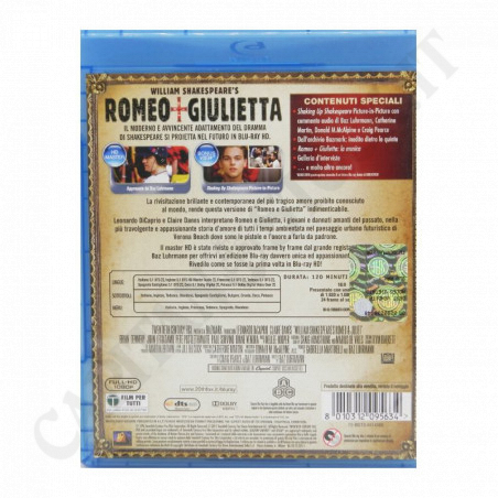 Buy William Shakespeare's Romeo + Juliet DVD Blu Ray at only €4.00 on Capitanstock