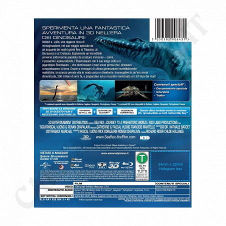 Acquista Sea Rex I Dinosauri Degli Abissi Marini 3D DVD Blu Ray a soli 6,90 € su Capitanstock 