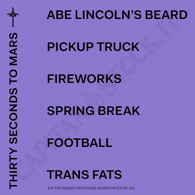Thirty Seconds To Mars America CD Thirty Seconds To Mars America CD