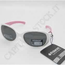 Polaroid Sunglasses Girl White/Pink - 1-3 Years