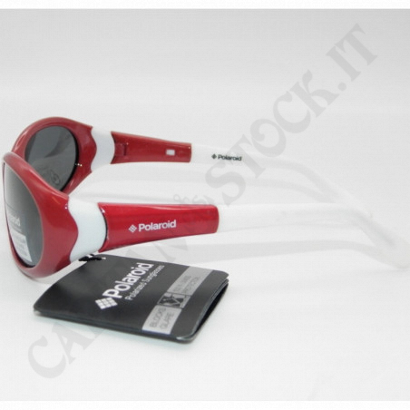 Acquista Polaroid Occhiale da Sole Bambino Rosso/Bianco 4-7 Anni a soli 6,94 € su Capitanstock 