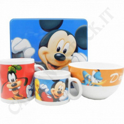 Disney Mickey Mouse Cups Set with Cookie Box