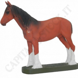 Cavallo in Ceramica da Collezione Clyusdale