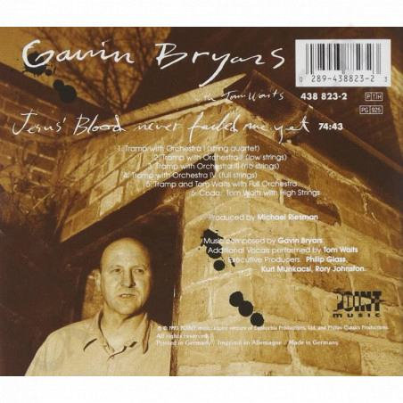 Acquista Gavin Bryars Jesus' Blood Never Failed Me Yet CD a soli 8,01 € su Capitanstock 