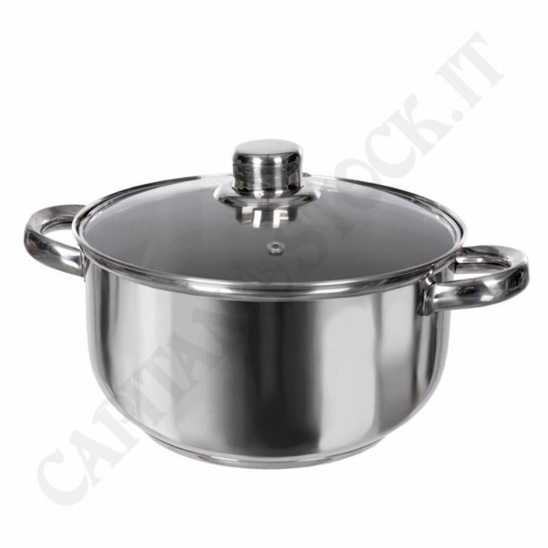 Gusto Casa Casserole Steel Silver 16 cm Gusto Casa Casserole Steel Silver 16 cm