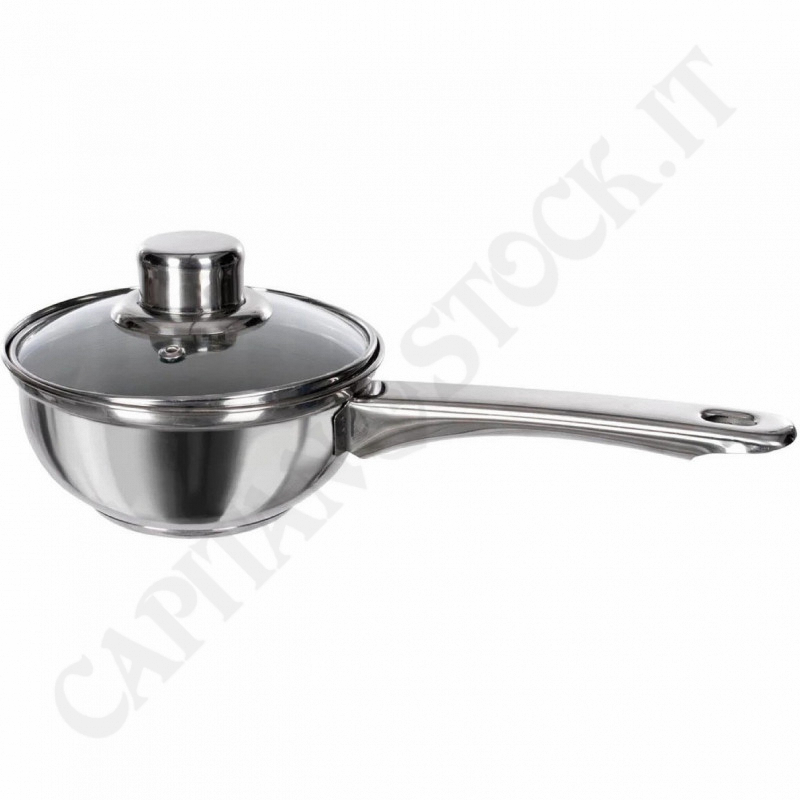 Gusto Casa Casserole Steel Silver 14 cm Gusto Casa Casserole Steel Silver 14 cm