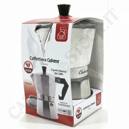 Buy Gusto Casa Cuban Classic Coffee Maker 3 Cups at only €6.69 on Capitanstock