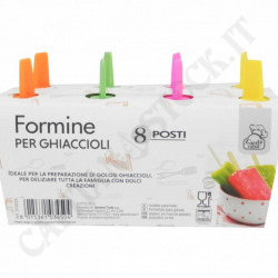 Gusto Casa Popsicle Molds 8 Colored Pieces