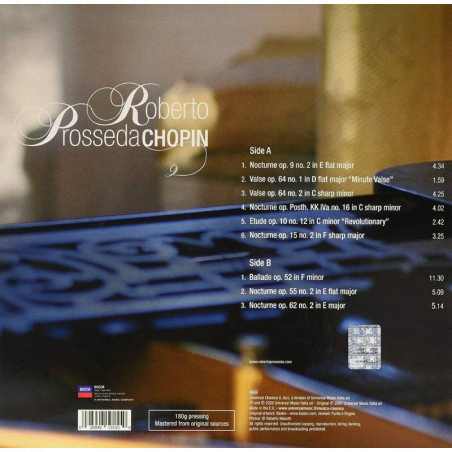 Buy Roberto Prosseda Chopin Vinyl at only €22.90 on Capitanstock