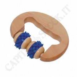 Body Massager in Wood and Rubber
