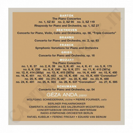 Acquista Géza Anda Concerto Recordings 12 CD a soli 36,90 € su Capitanstock 
