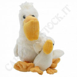 Pelican Mum with Small Soft Toy