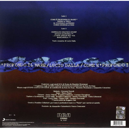 Buy Lucio Dalla Com'è Profondo il Mare Vinyl at only €14.90 on Capitanstock