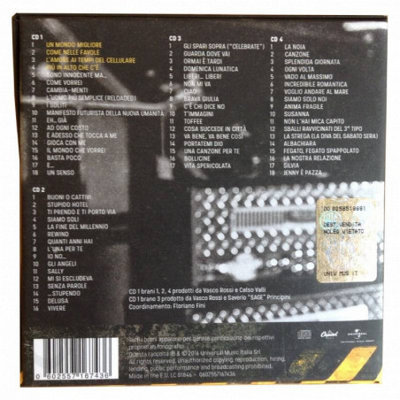 Acquista Vasco Rossi - Vascononstop Cofanetto Deluxe 4Cd a soli 12,07 € su Capitanstock 