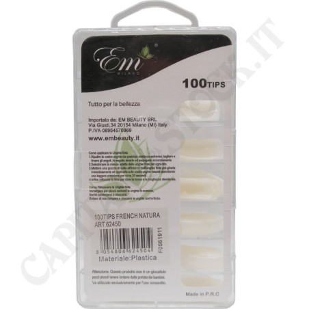 Buy E.M. Beauty 100Tips French Natura False Nails at only €3.59 on Capitanstock
