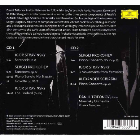 Buy Daniil Trifonov Silver Age 2CD at only €16.90 on Capitanstock