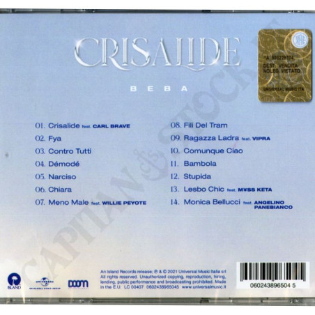 Buy Beba Crisalide CD at only €7.90 on Capitanstock