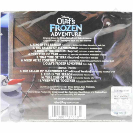 Buy Disney Frozen The Adventure of Olaf CD at only €8.90 on Capitanstock
