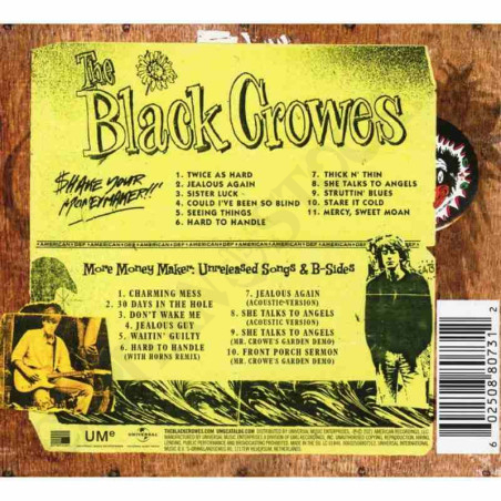 Buy The Black Crowes Shake Your Money Maker 2CD at only €7.80 on Capitanstock