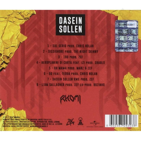 Buy Rkomi Dasein Sollen CD at only €7.90 on Capitanstock