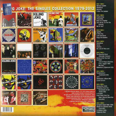 Acquista Killing Joke The Singles Collection 1979-2012 4 Vinili a soli 39,99 € su Capitanstock 