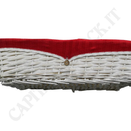 Buy Red Lined Wicker Basket at only €5.99 on Capitanstock