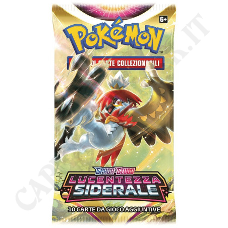 Acquista Pokémon Spada e Scudo Lucentezza Siderale - Bustina 10 Carte Aggiuntive - IT a soli 7,19 € su Capitanstock 