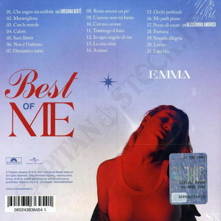 Acquista Emma Best of Me CD a soli 11,90 € su Capitanstock 
