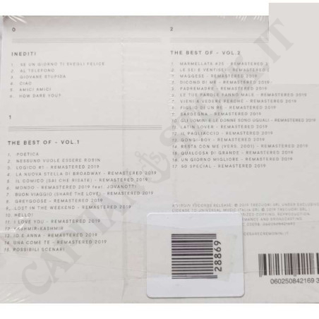 Buy Cremonini 2C2C The Best of 3 CD at only €14.80 on Capitanstock