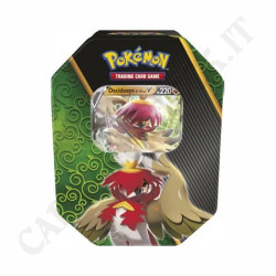 Pokémon Tin Box Hisui's Decidueye V PS 220 - Tin Box with Rare Card only