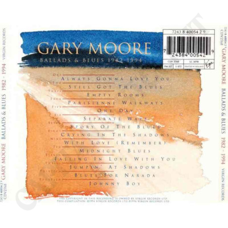 Buy Gary Moore Ballads and Blues 1982 1994 CD at only €4.99 on Capitanstock